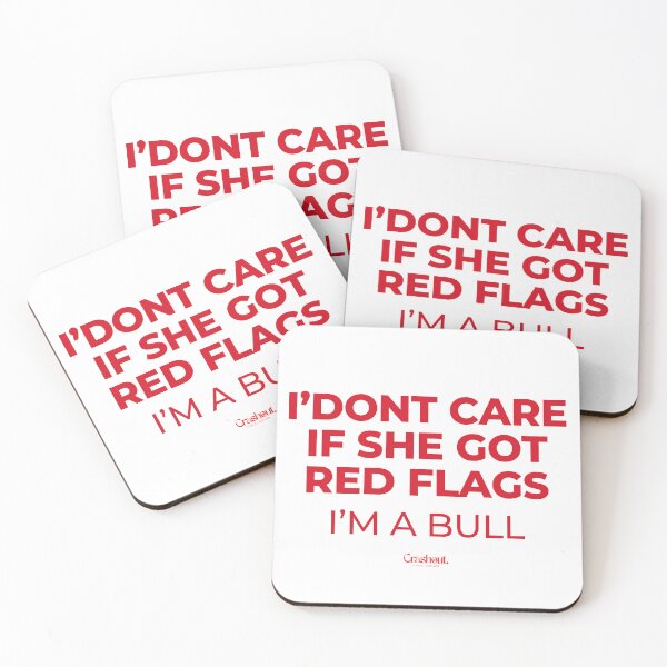 Item preview, I Don't Care If She Got Red Flags designed and sold by crashout-club.