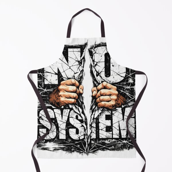 Item preview, NO SYSTEM Anti Design Streetwear T-Shirt | Distressed Grunge Typography | Rebellious Urban Graphic | Underground Graffiti Aesthetic | Bold Streetwear Design designed and sold by zdzdesigner.