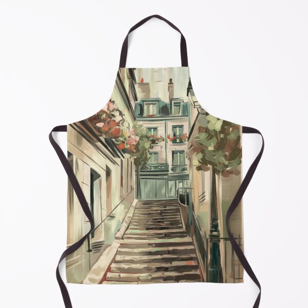 Item preview, Vintage Montmartre Staircase Art Print designed and sold by CARRAANN.
