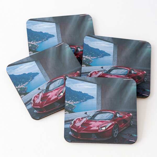 Item preview, Hybrid V12 Exotic Supercar Wet Asphalt Sunset Coastline Racing Vibe designed and sold by RevUpDesign.