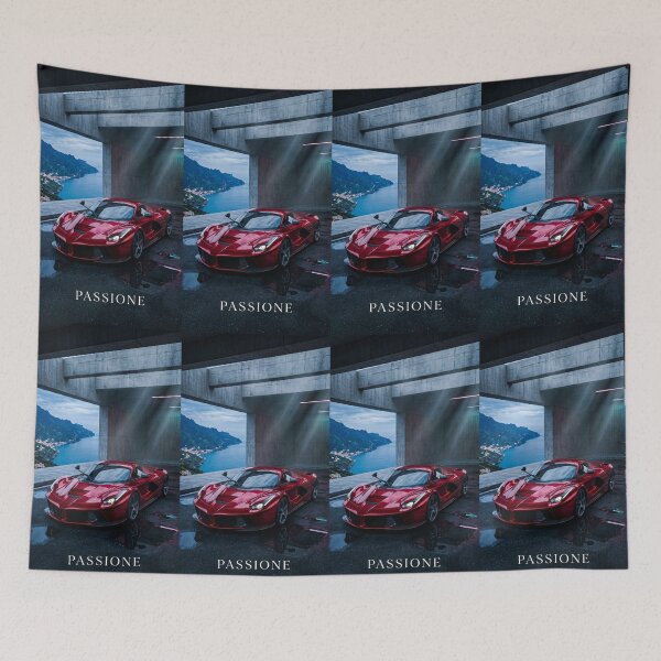 Item preview, Hybrid V12 Exotic Supercar Wet Asphalt Sunset Coastline Racing Vibe designed and sold by RevUpDesign.