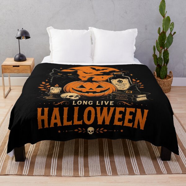 Item preview, Retro Halloween, Long Live Halloween,Vintage Halloween, Fall, Spooky Season Pumpkin designed and sold by Quiajia.
