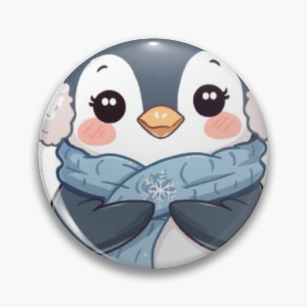 Item preview, Cute Baby Penguin Winter Sticker | Kawaii Cozy Penguin designed and sold by Tiny-Doodle-Co.