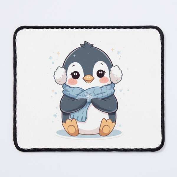 Item preview, Cute Baby Penguin Winter Sticker | Kawaii Cozy Penguin designed and sold by Tiny-Doodle-Co.
