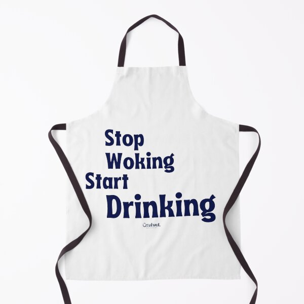 Item preview, Stop Working Start Drinking — Funny Retro Drinking Humor designed and sold by crashout-club.