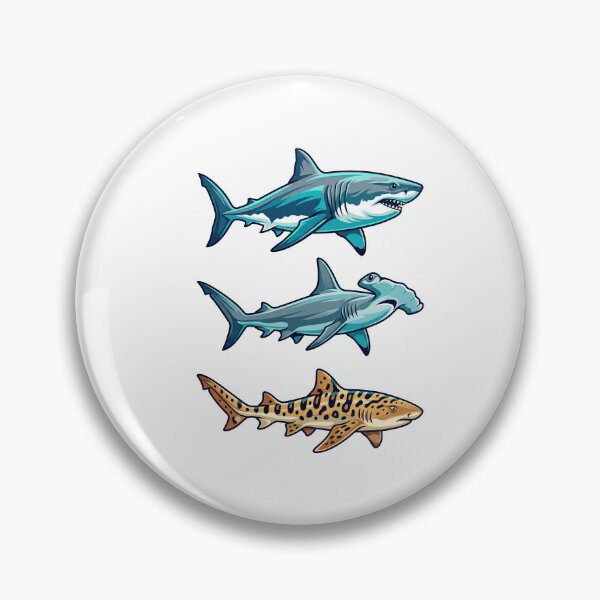 Item preview, Ocean Shark Trio designed and sold by TeeARTHY.