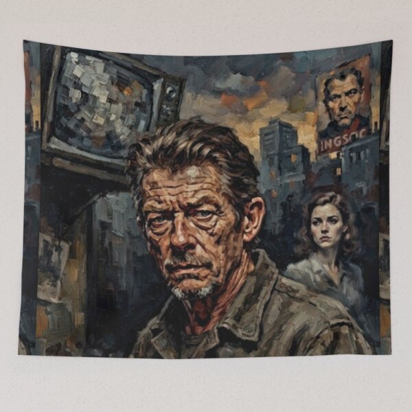 Item preview, 1984 Dystopian Drama Fine Art Tribute designed and sold by Art's Diner.