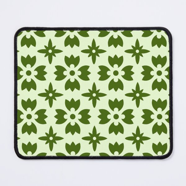 Item preview, Minimalist Sage Green Flower Tile designed and sold by Jyoti Digital Artist.