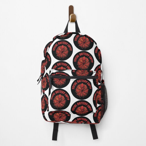 Item preview, Social Battery Empty Pop Art Vampire Squid designed and sold by Arc2020.