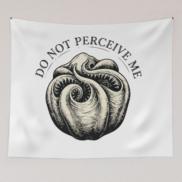 Item preview, Do Not Perceive Me Vintage Vampire Squid Porthole designed and sold by Arc2020.