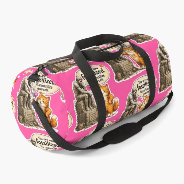 Item preview, NAGGING CAT BY NAGGINGSTICKERSCO. YOU ARE NOW FOSSILIZED. GO UNFOSSILIZE YOURSELF. COLLECTION | ELECTRIC PINK Edition | No.01 designed and sold by LaMaisonOfMY.