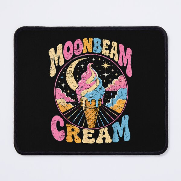 Item preview, Moonbeam Ice Cream Retro Groovy Vintage Crescent Moon Summer Aesthetic Graphic designed and sold by EricCotanori.