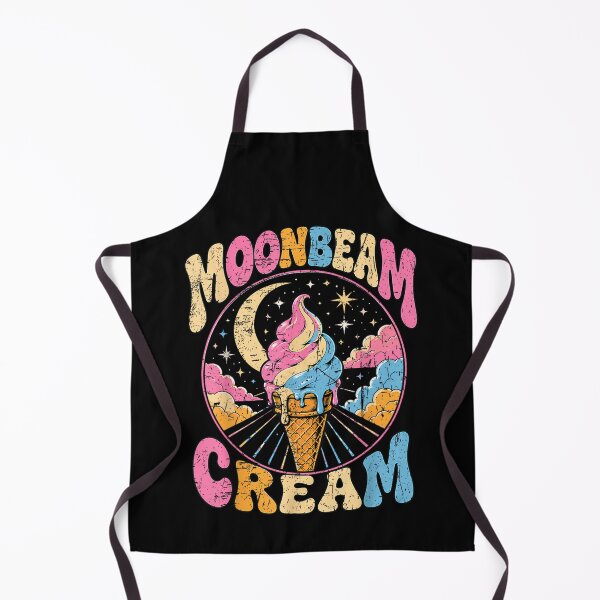 Item preview, Moonbeam Ice Cream Retro Groovy Vintage Crescent Moon Summer Aesthetic Graphic designed and sold by EricCotanori.