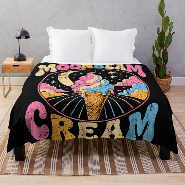 Item preview, Moonbeam Ice Cream Retro Groovy Vintage Crescent Moon Summer Aesthetic Graphic designed and sold by EricCotanori.