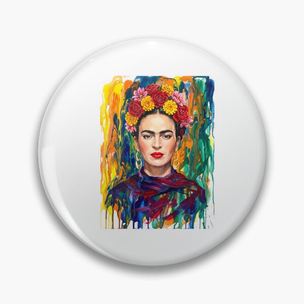 Artikelvorschau, Aquarellporträt von Frida Kahlo entworfen und verkauft von TeeARTHY.