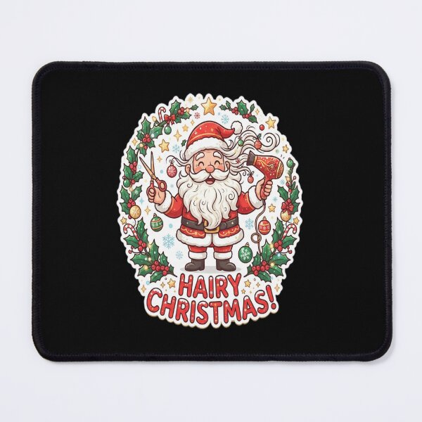 Item preview, Hairy Christmas Hairdresser Messy Hair Santa designed and sold by Renver1.