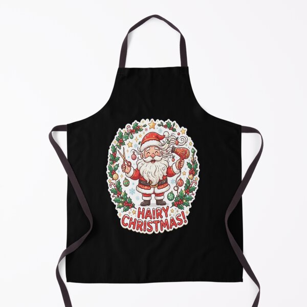 Item preview, Hairy Christmas Hairdresser Messy Hair Santa designed and sold by Renver1.