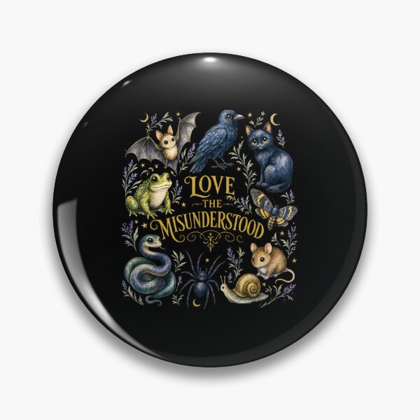 Item preview, Vintage Dark Academia Cottagecore Love The Misunderstood Witchy Animals Aesthetic Illustration designed and sold by DaphoLatara.