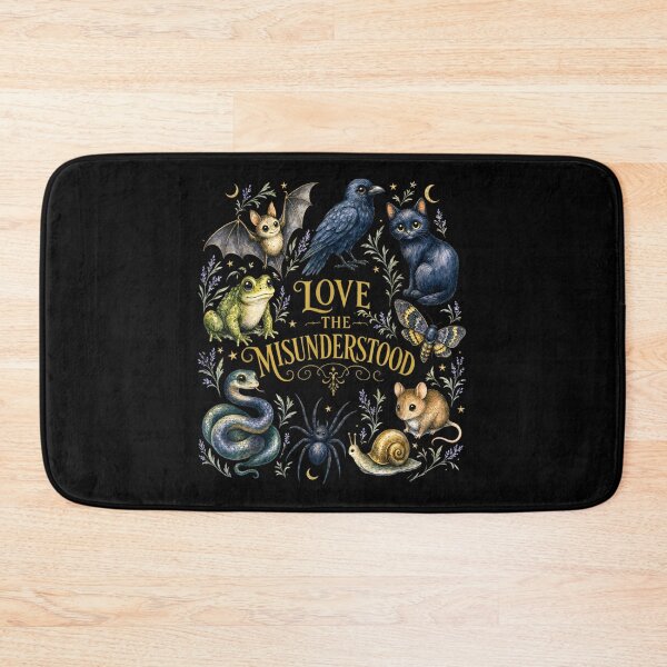 Item preview, Vintage Dark Academia Cottagecore Love The Misunderstood Witchy Animals Aesthetic Illustration designed and sold by DaphoLatara.