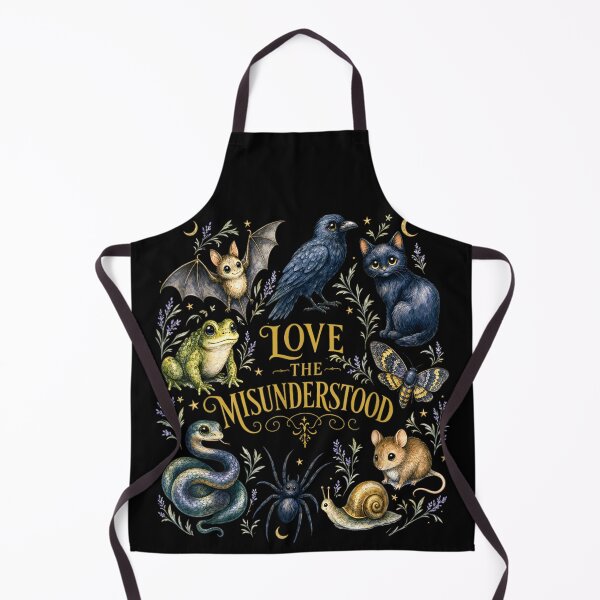 Item preview, Vintage Dark Academia Cottagecore Love The Misunderstood Witchy Animals Aesthetic Illustration designed and sold by DaphoLatara.