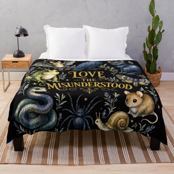 Item preview, Vintage Dark Academia Cottagecore Love The Misunderstood Witchy Animals Aesthetic Illustration designed and sold by DaphoLatara.