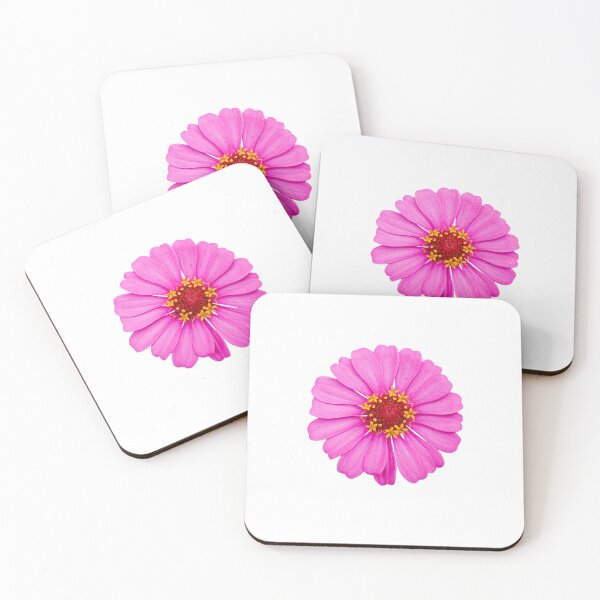 Item preview, Pink zinnia flower in full bloom. designed and sold by MiMee4451.