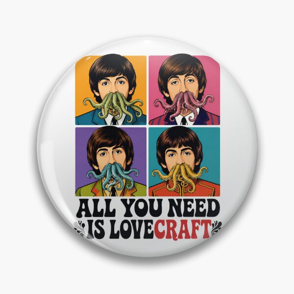 Item preview, Lovecraft Fab Four – All You Need Is Lovecraft designed and sold by Fenay Designs.