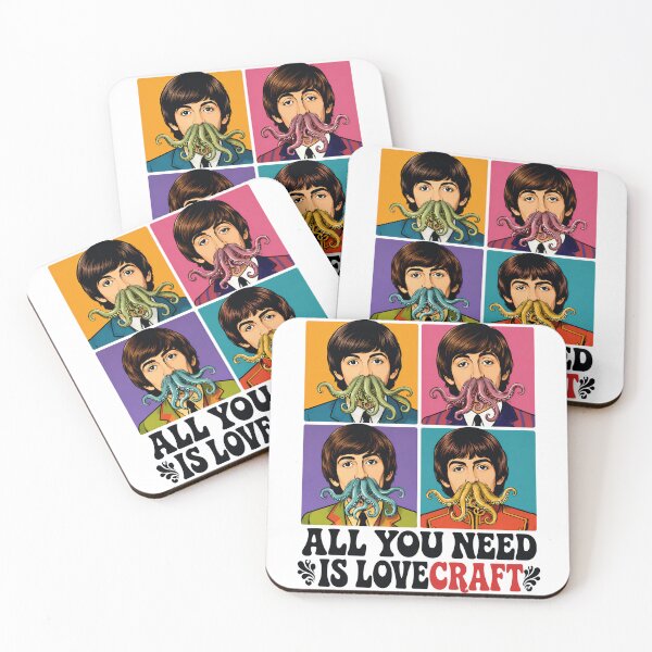 Item preview, Lovecraft Fab Four – All You Need Is Lovecraft designed and sold by Fenay Designs.