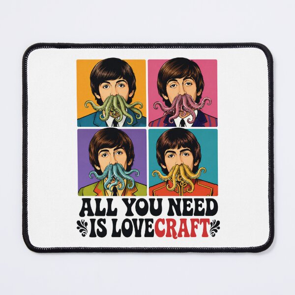 Item preview, Lovecraft Fab Four – All You Need Is Lovecraft designed and sold by Fenay Designs.
