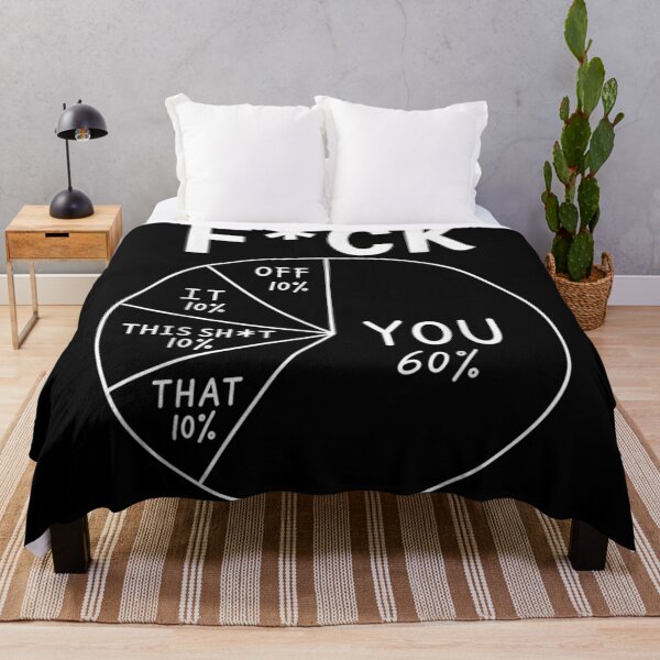 Item preview, Funny Sarcastic Fuck You Pie Chart Introvert Office Humor Design designed and sold by DaphoLatara.