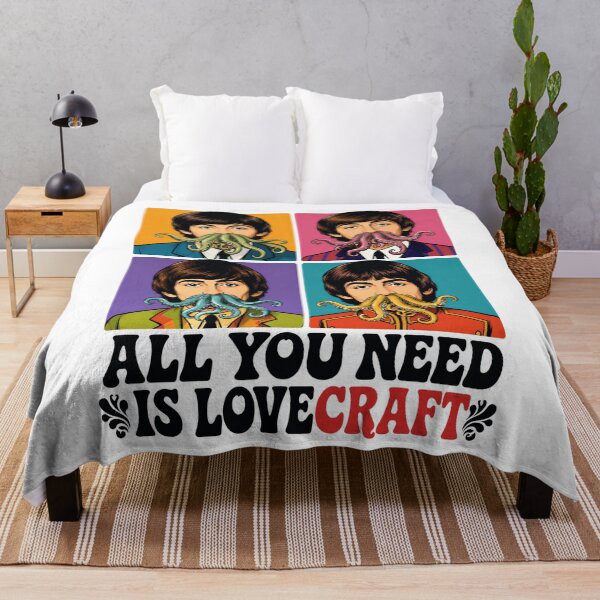 Item preview, Lovecraft Fab Four – All You Need Is Lovecraft designed and sold by Fenay Designs.