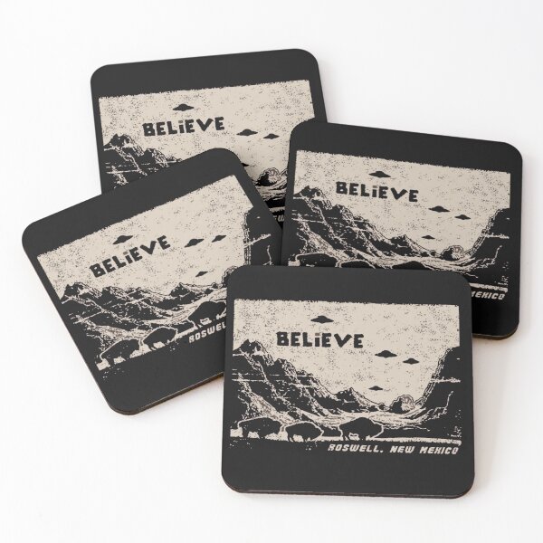 Item preview, Believe Roswell New Mexico UFO Vintage  |Retro Alien Desert Artwork designed and sold by Gbriel3.