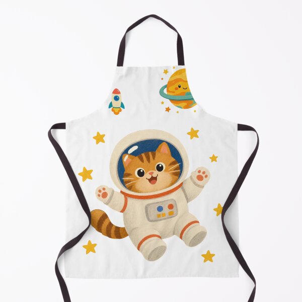 Item preview, Cute Space Cat Astronaut Floating in Galaxy designed and sold by KANAH FORYED.