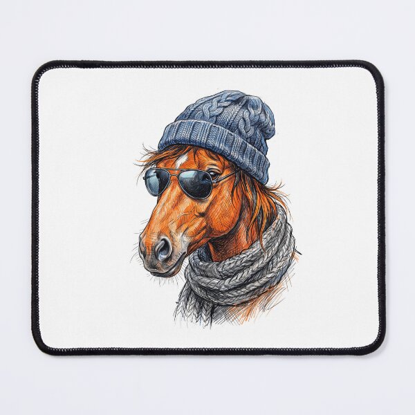 Item preview, Cool Hipster Horse designed and sold by TeeARTHY.