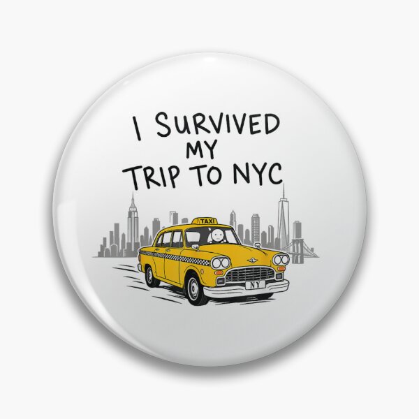 Item preview, I Survived My Trip To NYC Funny Yellow Cab Taxi Driver designed and sold by DaphoLatara.