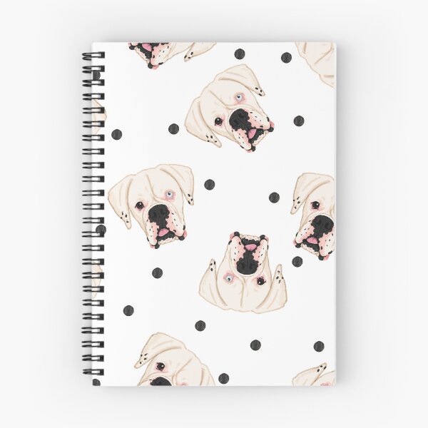 Item preview, White Boxer Marker Tossed Dot designed and sold by Pelch Art Studio.