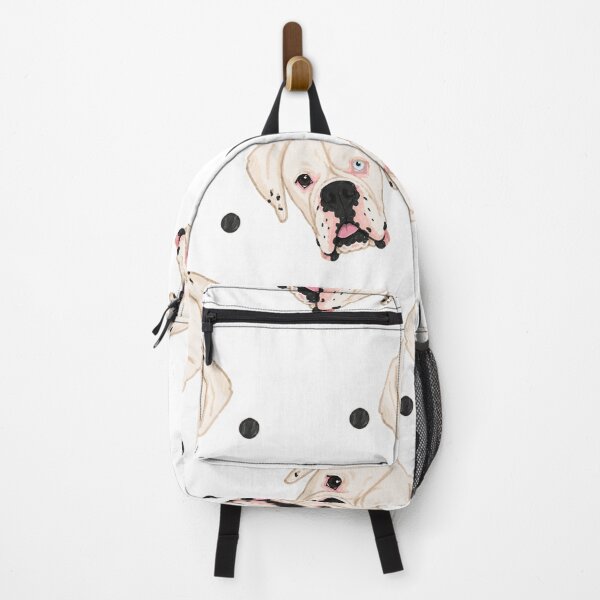 Item preview, White Boxer Marker Tossed Dot designed and sold by Pelch Art Studio.