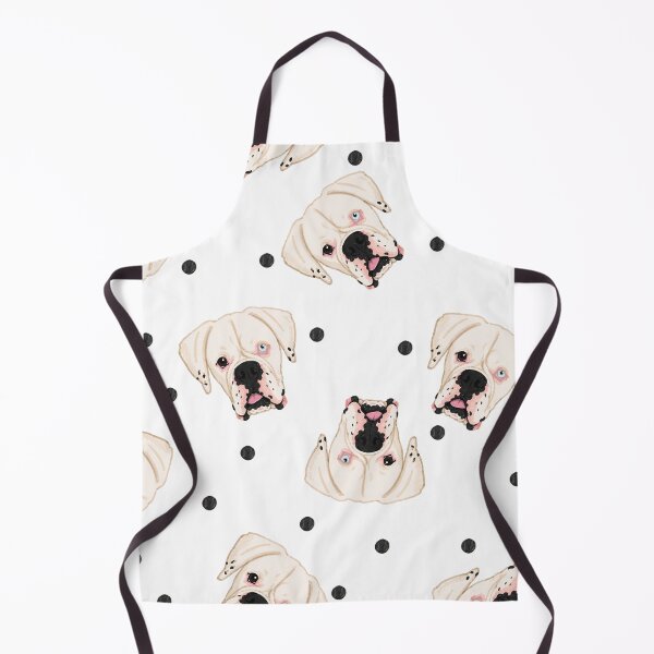 Item preview, White Boxer Marker Tossed Dot designed and sold by Pelch Art Studio.