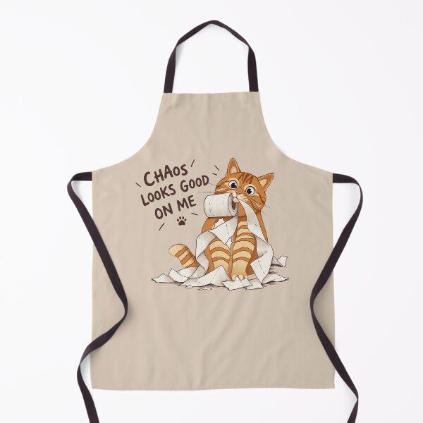 Item preview, Funny Ginger Cat Chaos Looks Good On Me designed and sold by CinemaDoor.