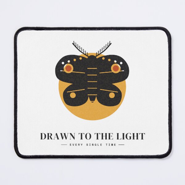 Item preview, Drawn To The Light — Moth and Moon Dark Academia designed and sold by NEXTFORMSTUDIO.