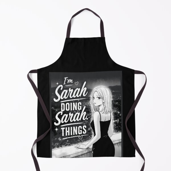 Item preview, I’m Sarah Doing Sarah Things – Funny Sarah Name Anime Girl Design designed and sold by PosiMCreations.