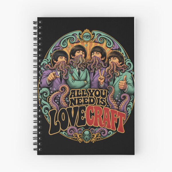 Item preview, Lovecraft Fab Four – Ornate Tentacle Lovecraft designed and sold by Fenay Designs.