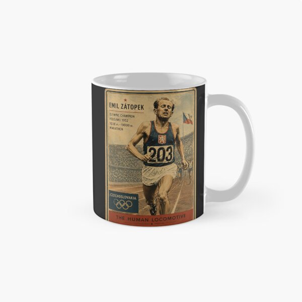 Item preview, Emil Zátopek - Trading Card designed and sold by halibutgoatramb.
