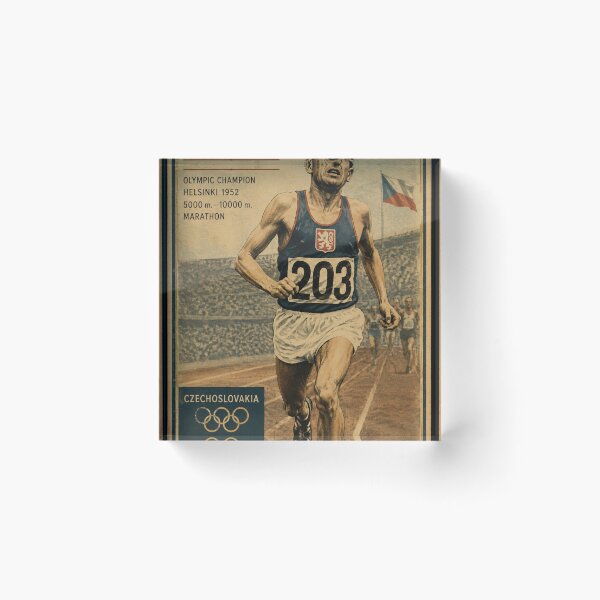 Item preview, Emil Zátopek - Trading Card designed and sold by halibutgoatramb.