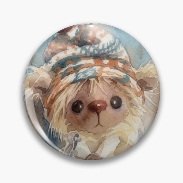 Item preview, 'Niccolo' Handmade bear from Teddy Bear Orphans, watercolour designed and sold by Teddy Bear Orphans .