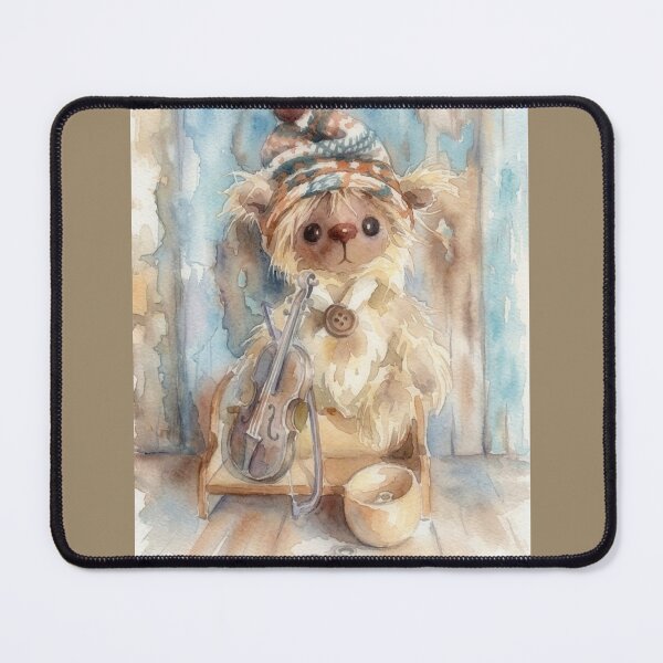 Item preview, 'Niccolo' Handmade bear from Teddy Bear Orphans, watercolour designed and sold by Teddy Bear Orphans .