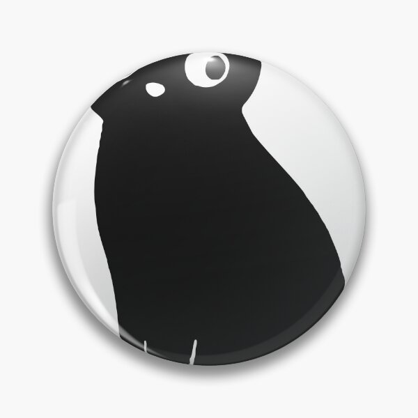 Item preview, Minimalist Black Cat Sitting designed and sold by KingOfRockk.