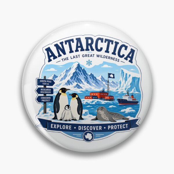 Item preview, Antarctica Wildlife Research and Conservation designed and sold by Myra365Art.