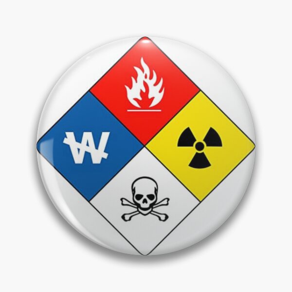 Item preview, Hazard Logos designed and sold by Idlikeusernames.