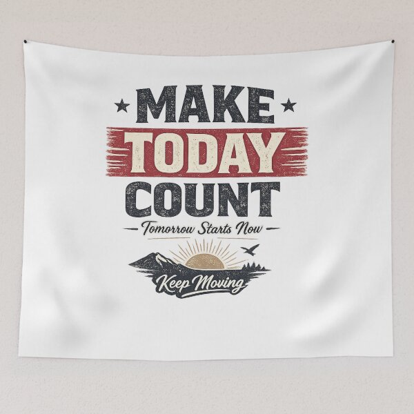 Item preview, Make Today Count t-shirt designed and sold by Cottonora.